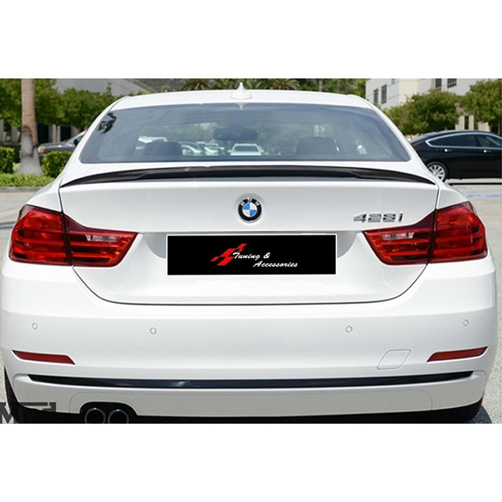 F32 Coupe M Performance Spoiler Piano Black ABS / 2014-2020