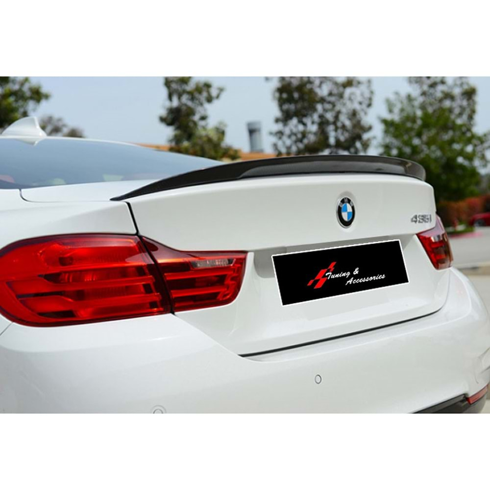 F32 Coupe M Performance Spoiler Piano Black ABS / 2014-2020