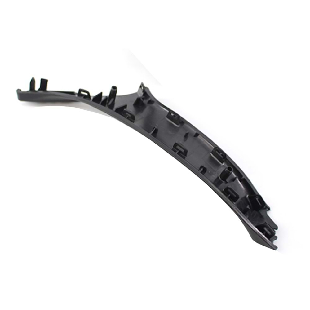 Inside Door Panel Pull Handle, Front or Rear/Right/Inside, Black/Softage, Oem St., ABS