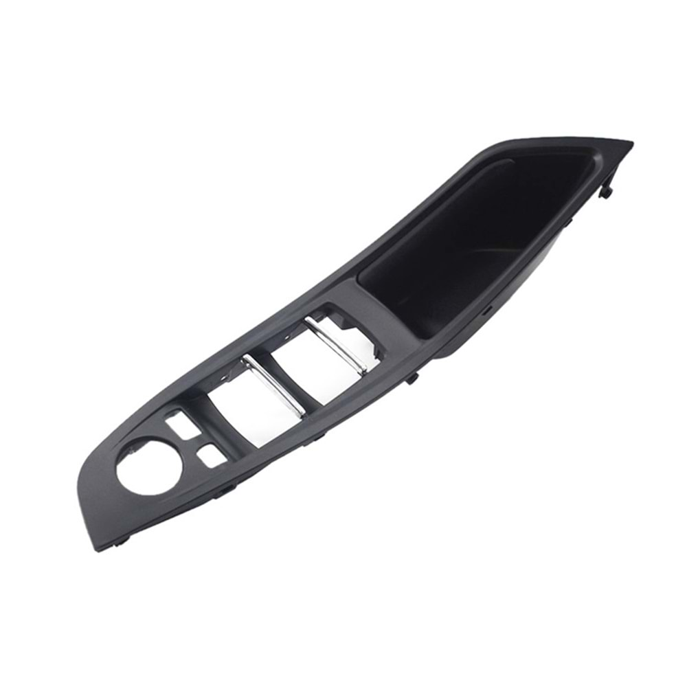 Door Window Control Switch Panel Trim Bezel Frame/Oem St., Front/Driver, Matte Black Surface, Oem St., ABS