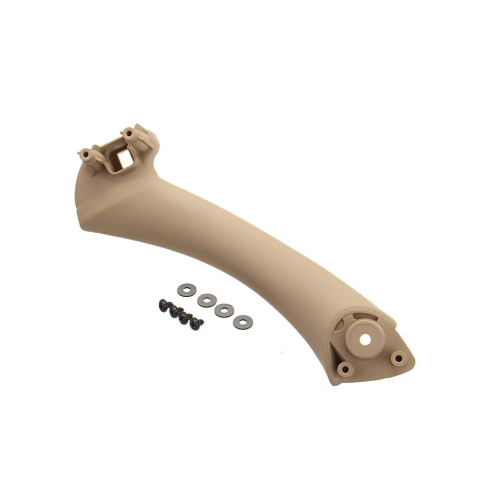 Inside Door Panel Pull Handle, Front or Rear/Left/Lower, Beige/Softage, Oem St., ABS