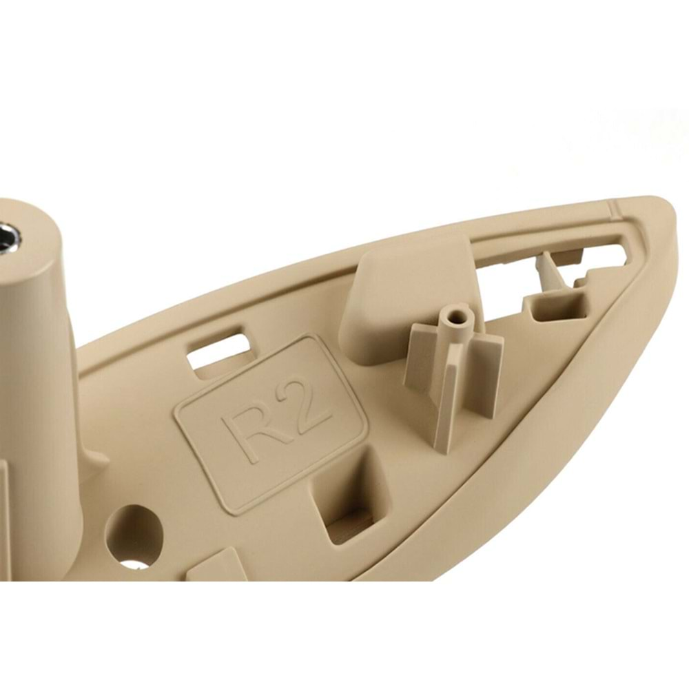 Inside Door Panel Pull Handle/Oem St., Rear/Right/Inside, Beige Softage/Softage, ABS