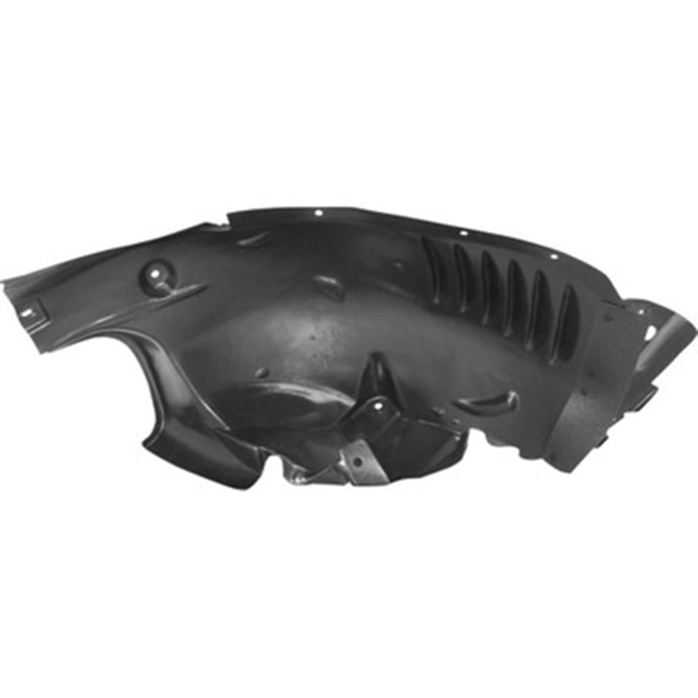 W204 Front Right Driver Side Fender Liner Matte Black ABS / 2007–2014