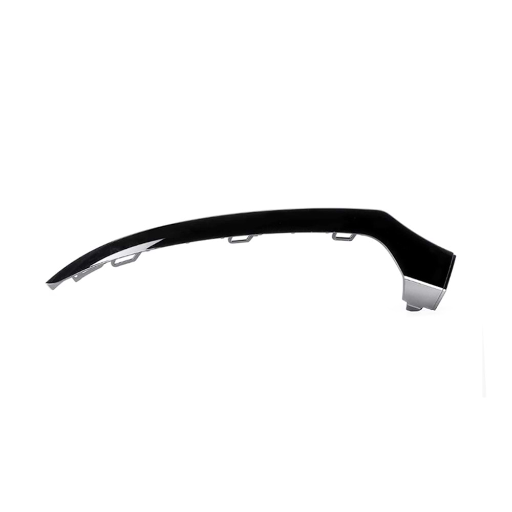 Bumper/AMG, Front Lower Trim/Left, Piano Black Surface, Oem St., ABS