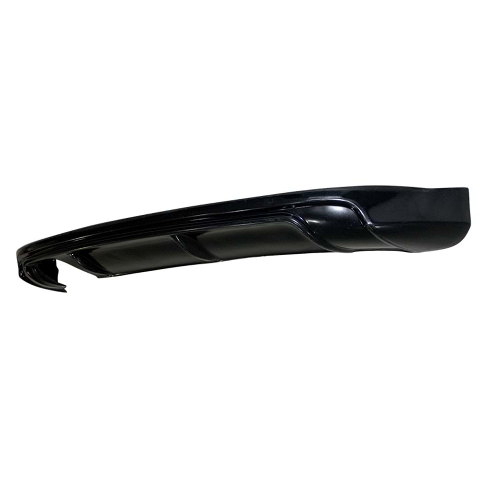 A3 8P S3 Style Rear Bumper Lip Left Double Outputs Raw Surface Vacuum Plastic / 2005-2008 (2 Door)