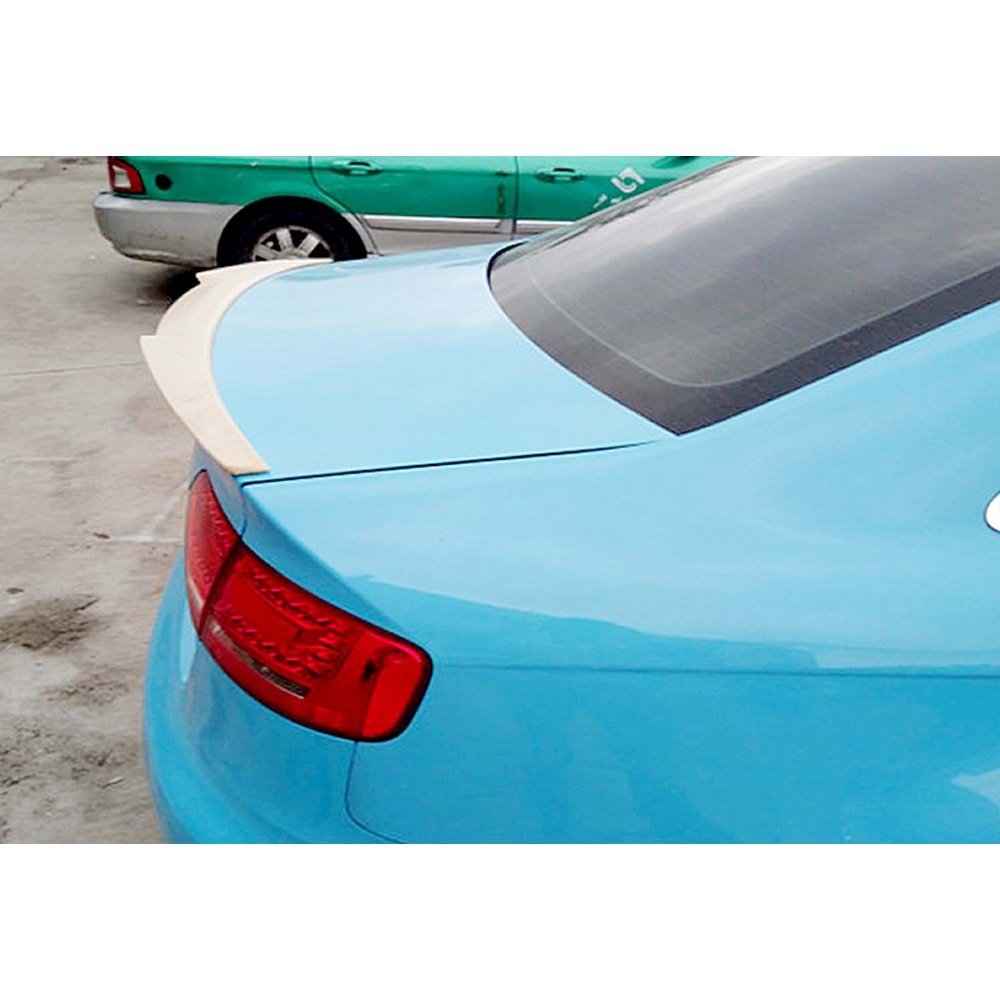 A4 B8 M4 Style Spoiler Piano Black ABS / 2009-2015