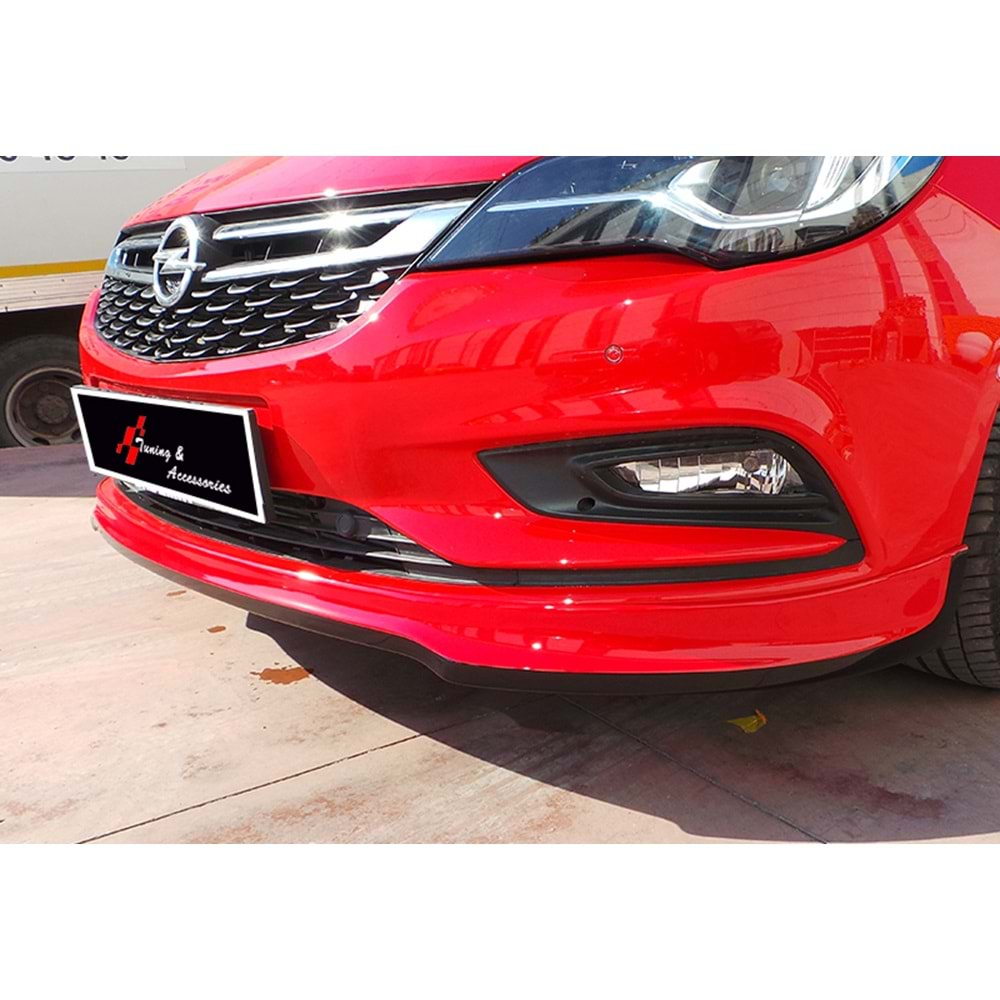 Astra K Sport Front Lip Raw Vacuum Plastic / 2015-2021