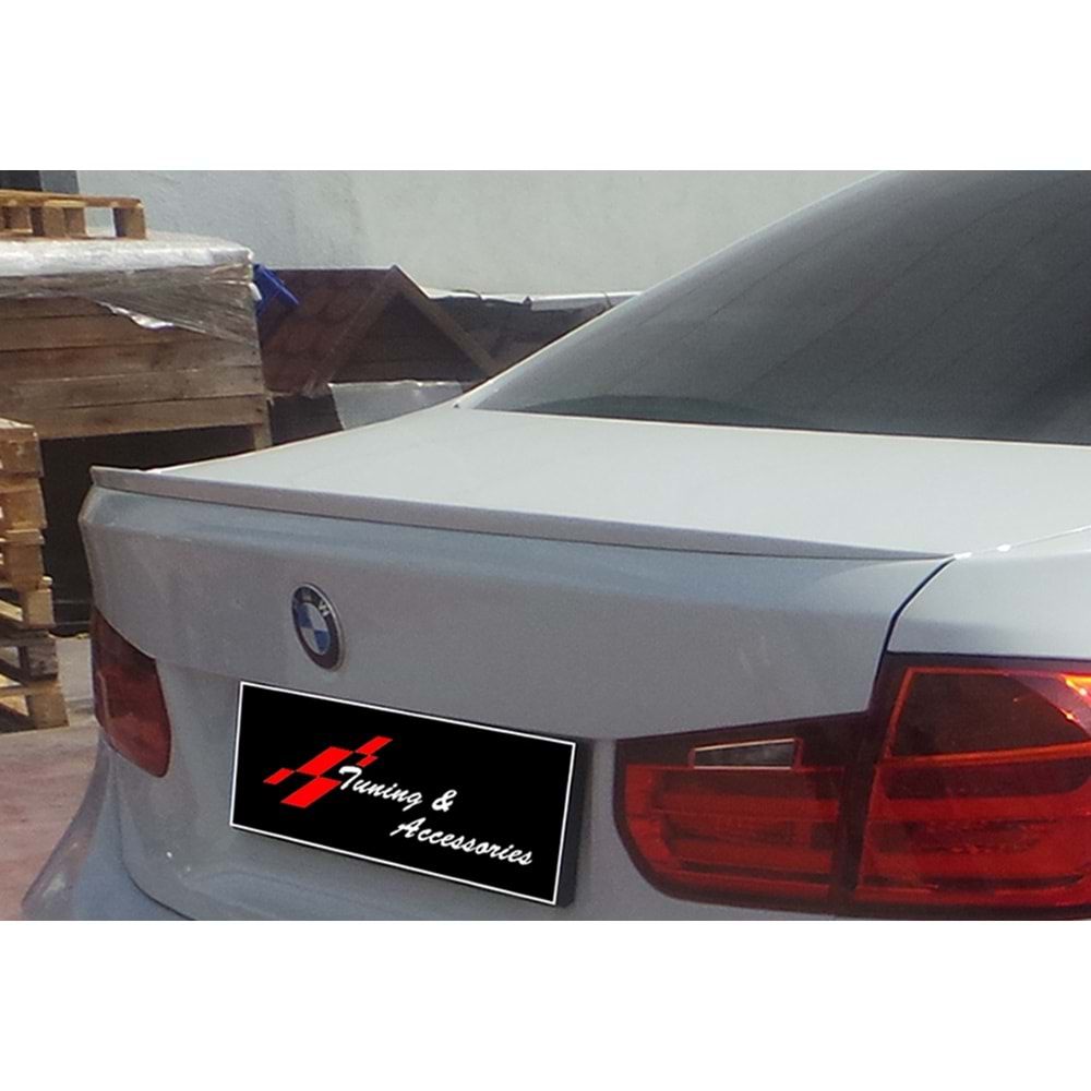 F30 M3 Style Rear Spoiler Piano Black ABS / 2012-2018