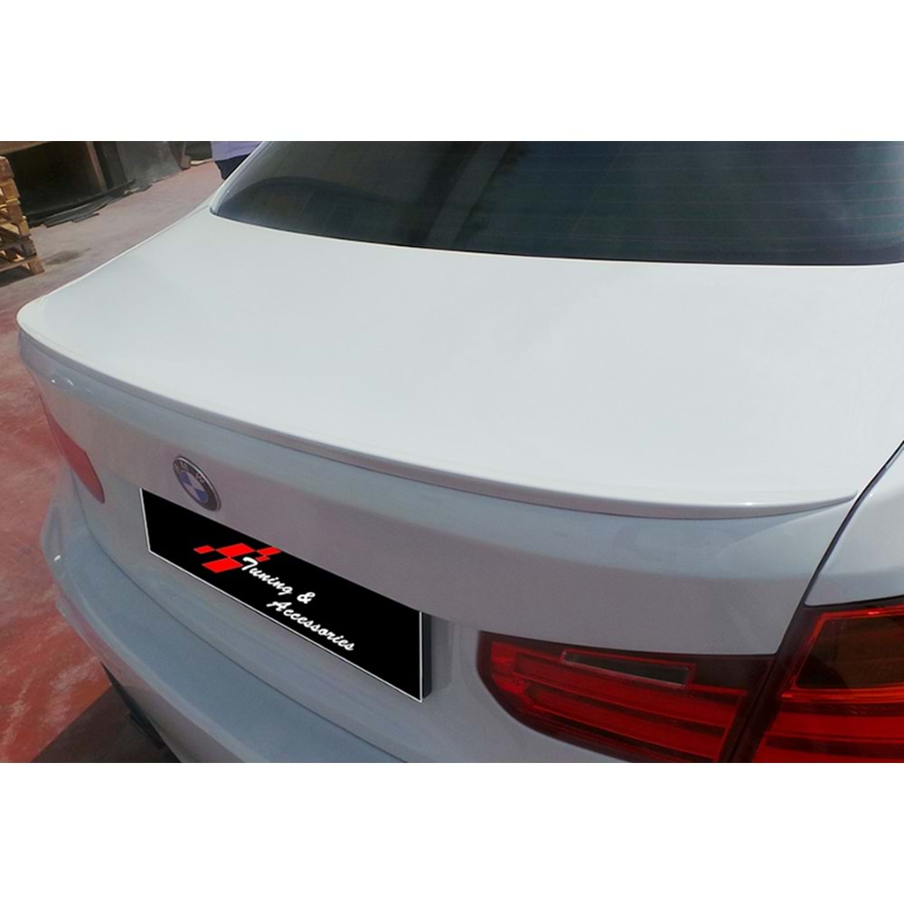 F30 M3 Style Rear Spoiler Piano Black ABS / 2012-2018