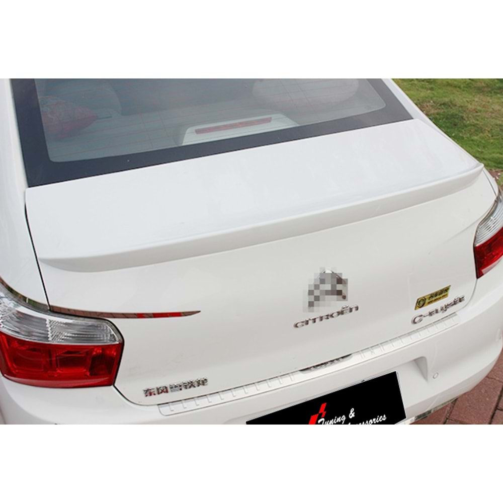 C Elysee Sport Style Rear Trunk Spoiler Raw ABS / 2013 After