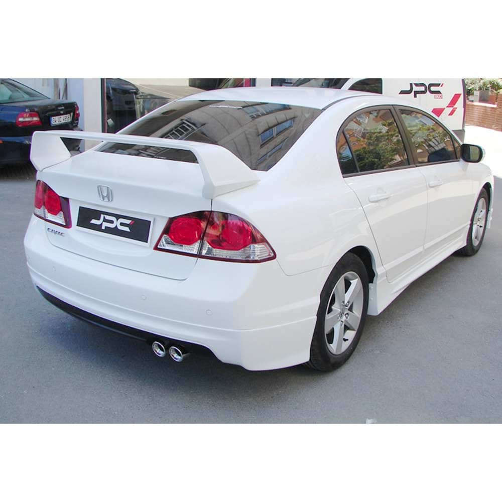 Civic FD6 Mugen Model Rear Bumper Lip Right Double Output Vacuum Plastic / 2006-2011