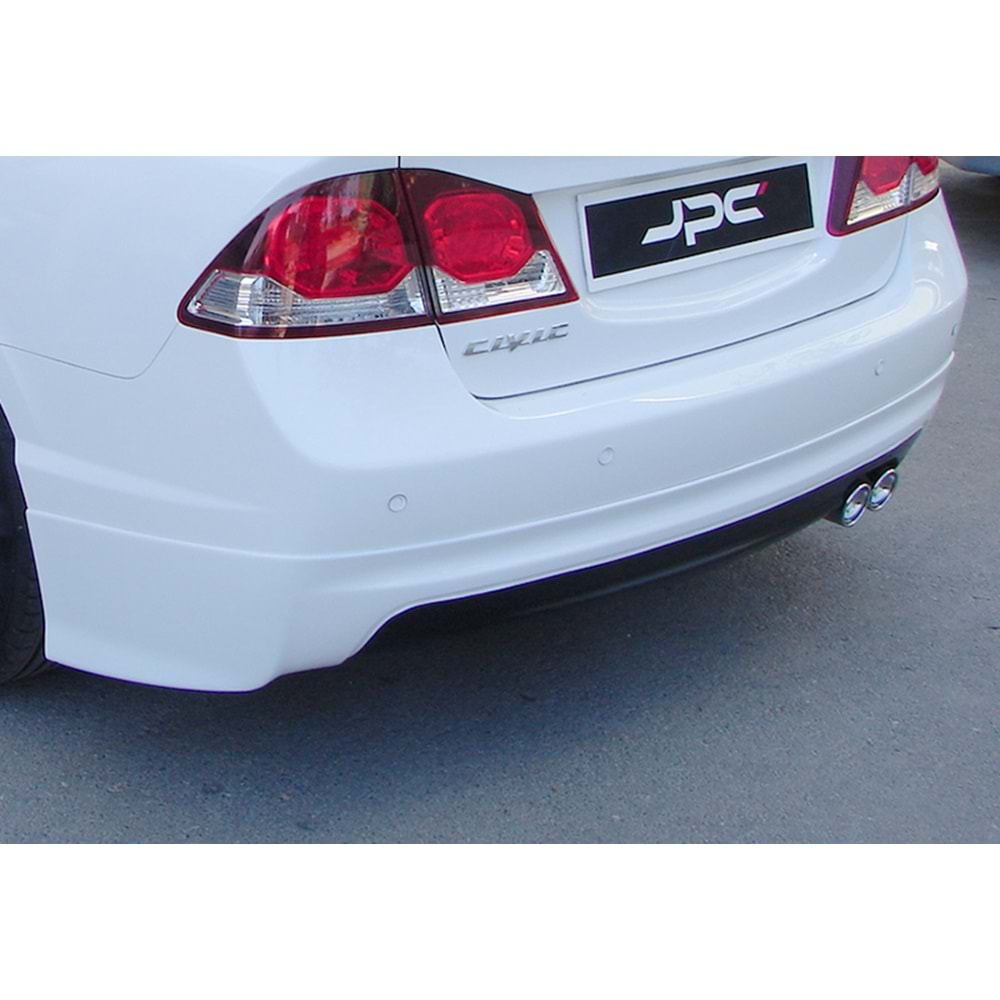 Civic FD6 Mugen Model Rear Bumper Lip Right Double Output Vacuum Plastic / 2006-2011