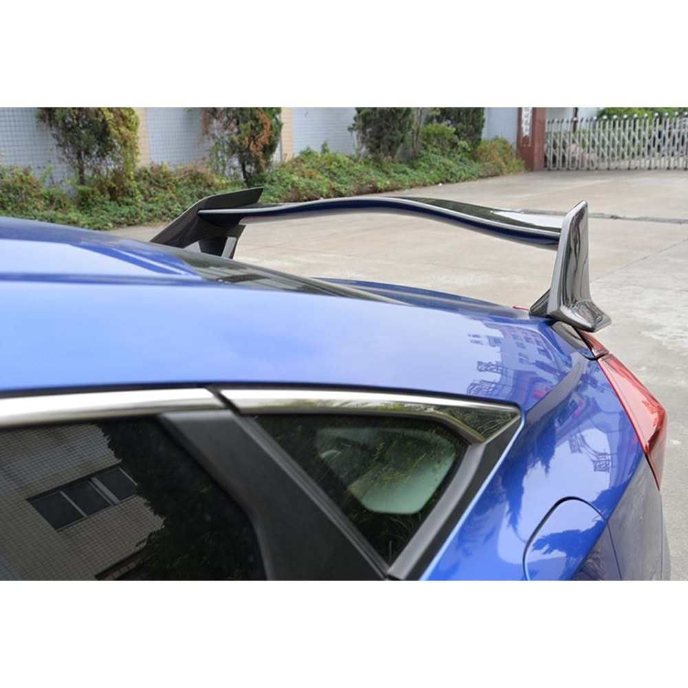 Civic FC5 Type R Style Rear Trunk Spoiler Raw ABS / 2016-2021 (3 Piece)