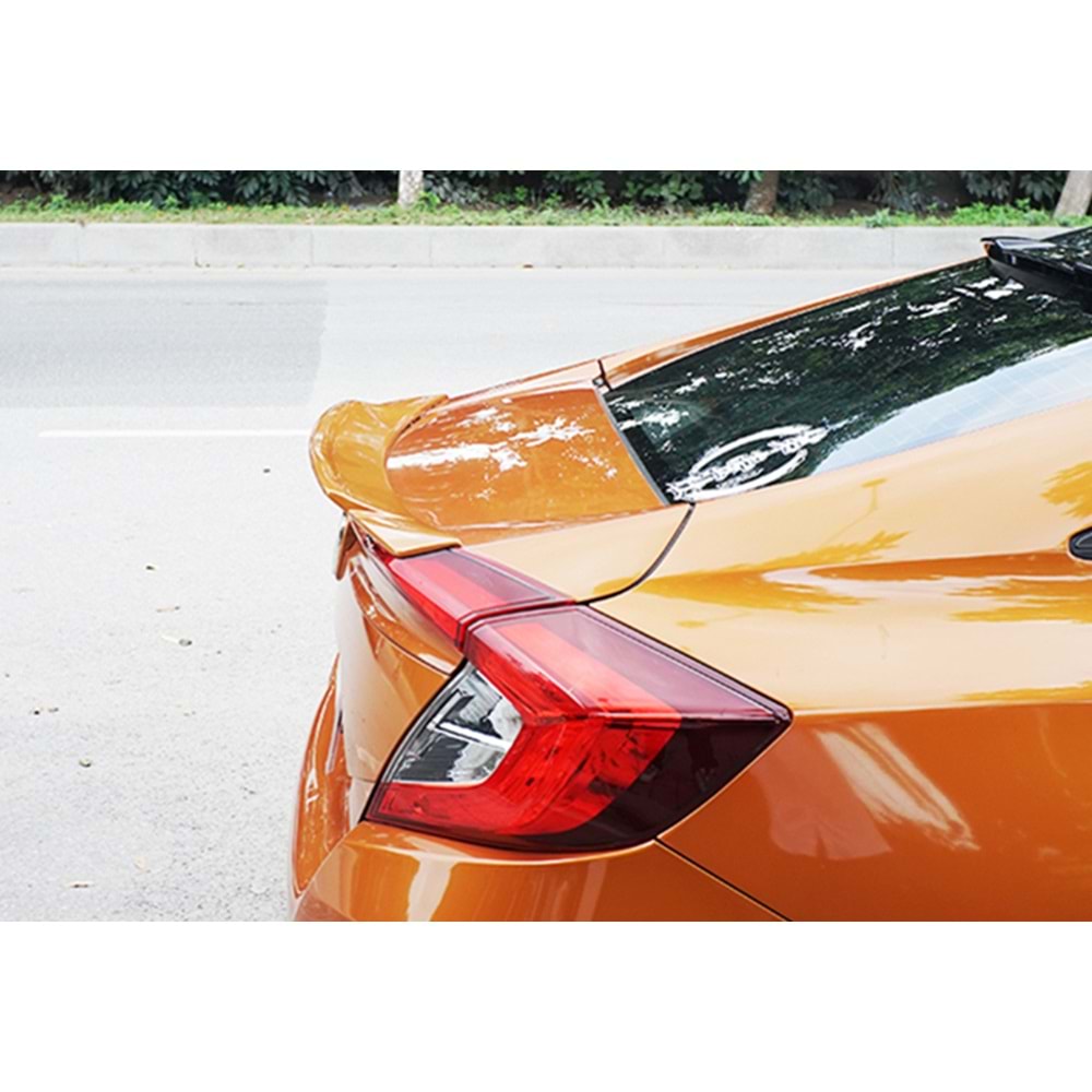 Civic FC5 Rear Trunk RS Twin Spoiler Raw ABS / 2016-2021