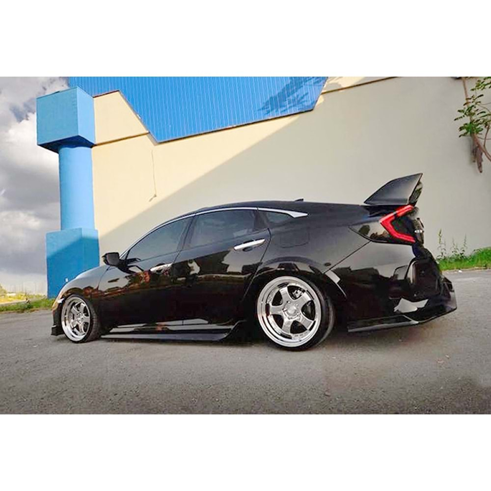 Civic FC5 Type R Side Skirts Raw Surface Vacuum Plastic / 2016-2021