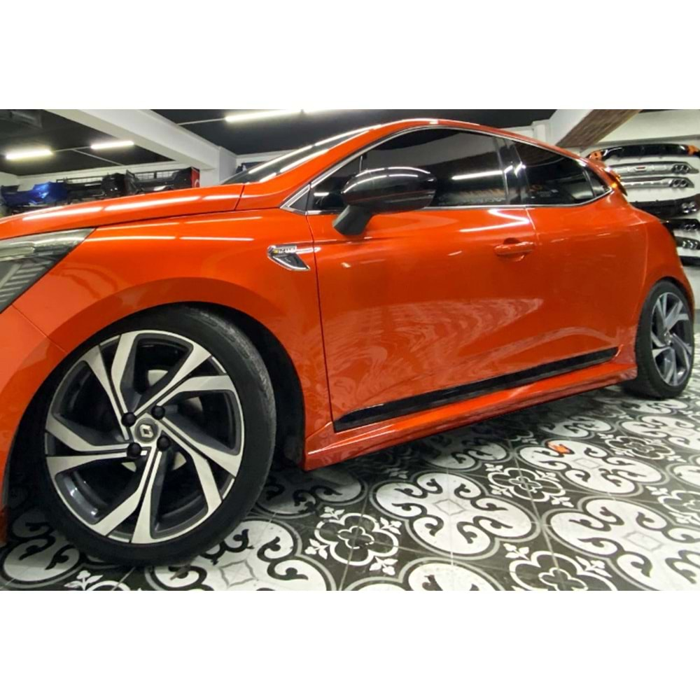 Clio 5 Sport Side Skirts Raw Surface Vacuum Plastic / 2019 -