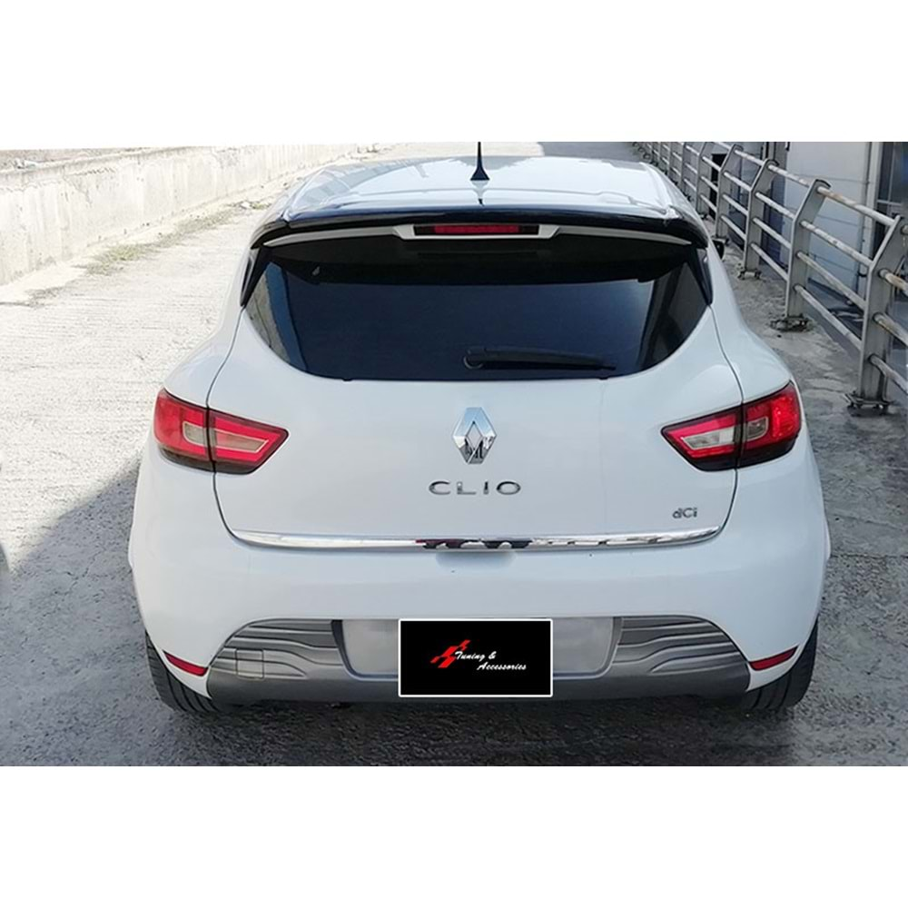 Clio 4 Sport Style Roof Spoiler Raw Surface ABS / 2012-2019