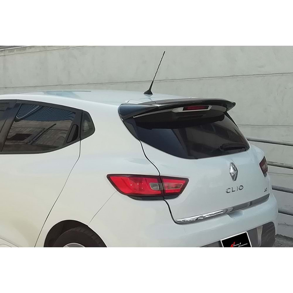 Clio 4 Sport Style Roof Spoiler Raw Surface ABS / 2012-2019