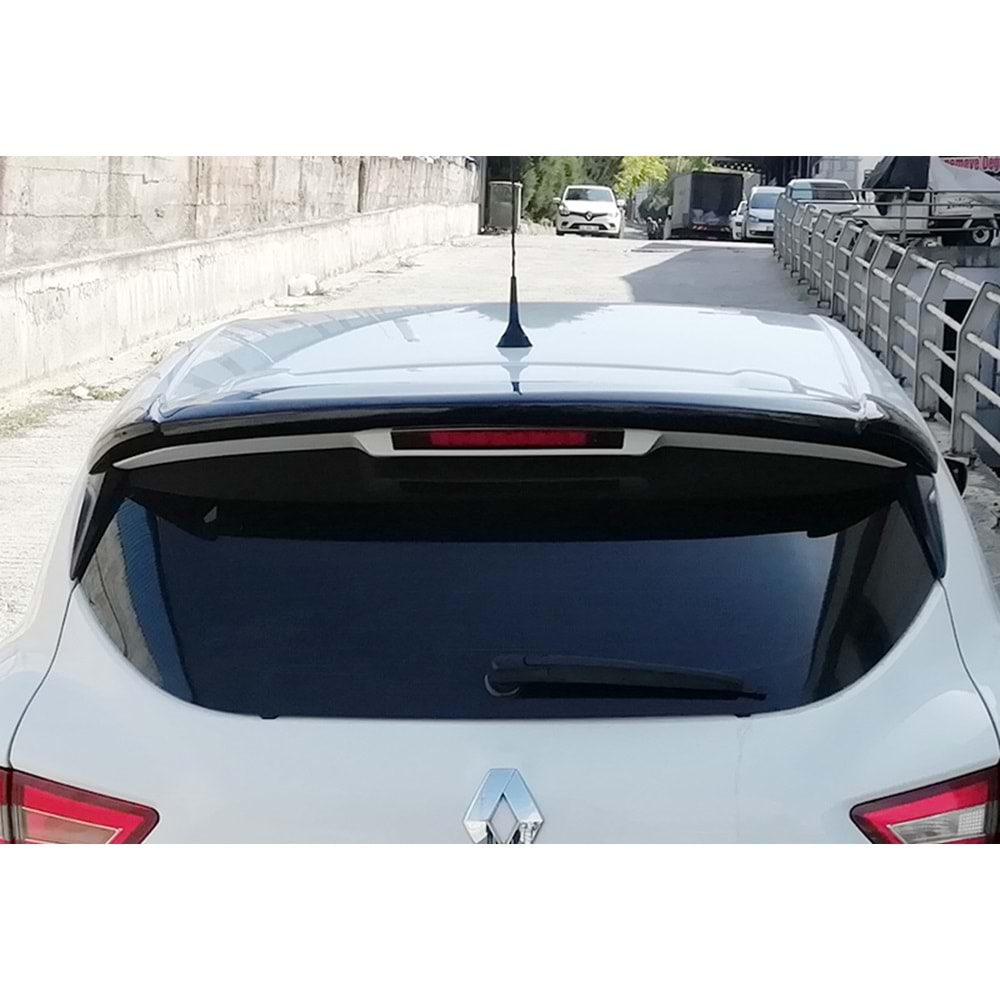 Clio 4 Sport Style Roof Spoiler Raw Surface ABS / 2012-2019