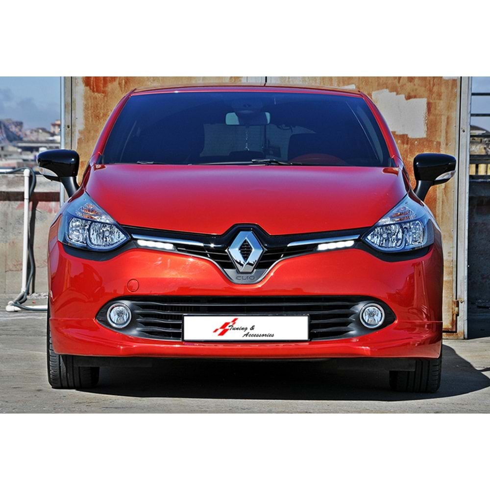 Clio 4 Sport Front Lip Raw Vacuum Plastic / 2012-2016