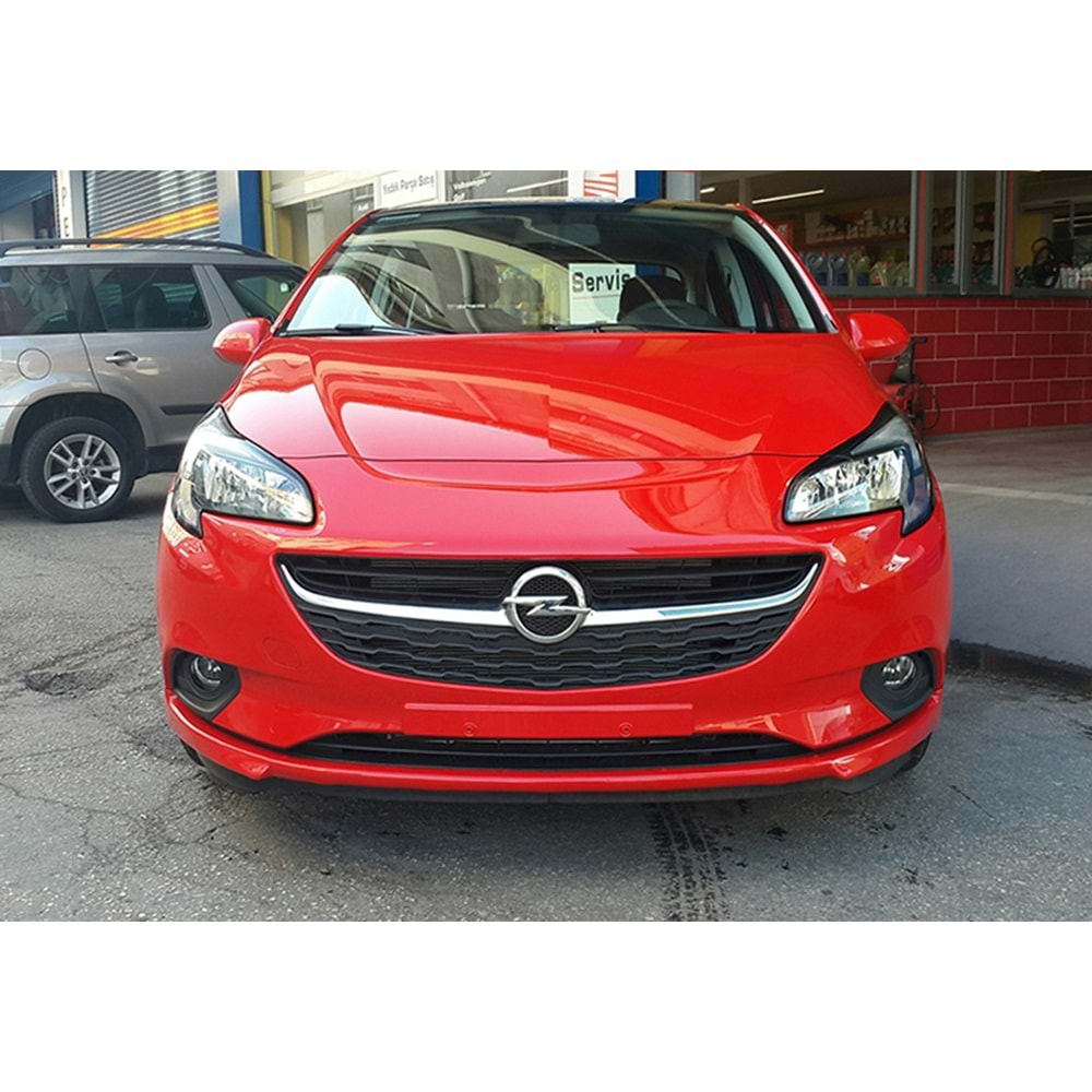 Corsa E Sport Style Front Lip Raw Vacuum Plastic / 2014-2019