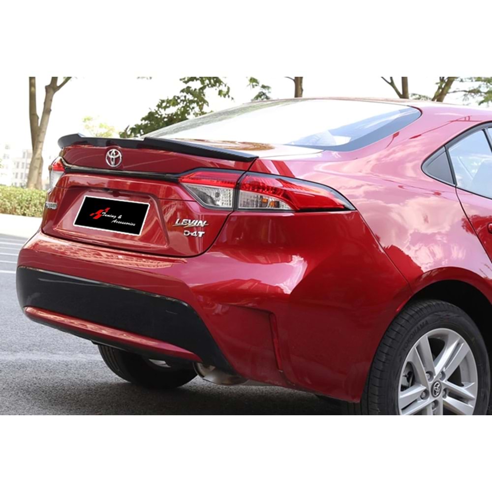 Corolla E210 Rear Trunk Batman Spoiler Raw ABS / 2018 Sonrası