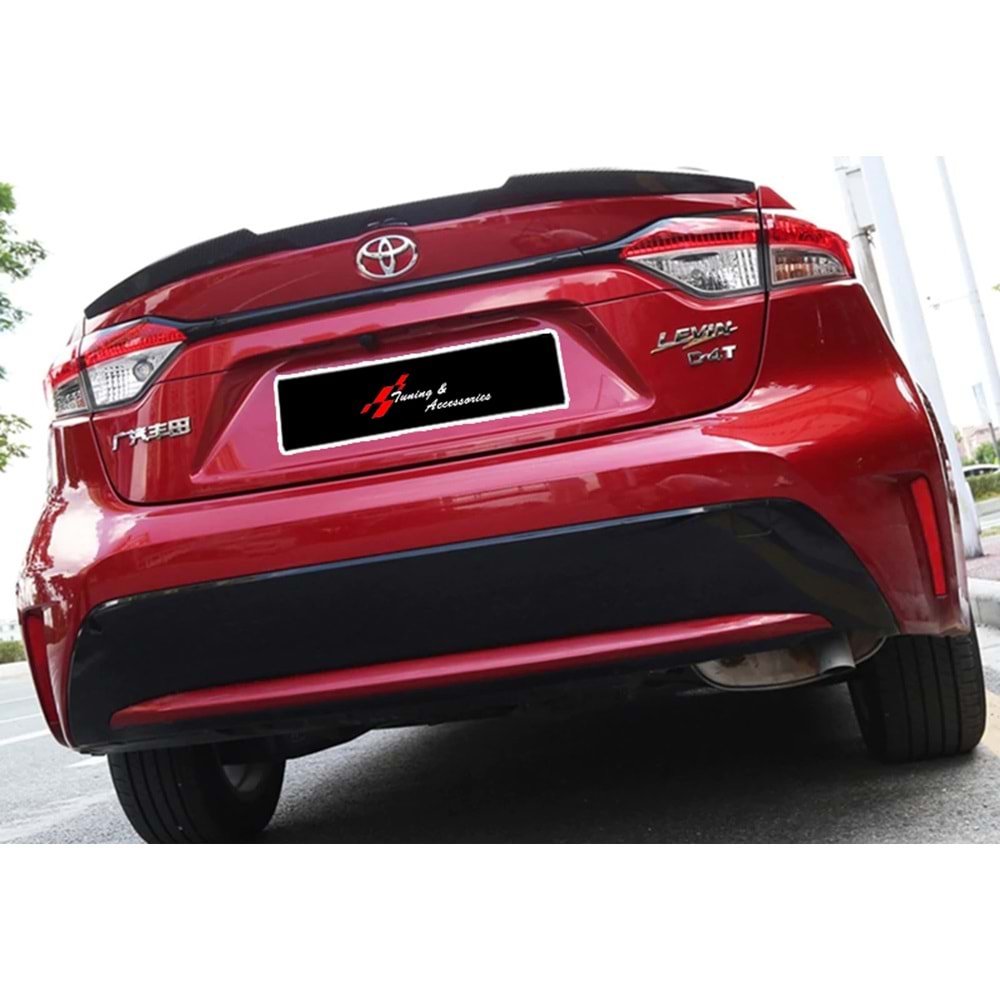 Corolla E210 Rear Trunk Batman Spoiler Raw ABS / 2018 Sonrası