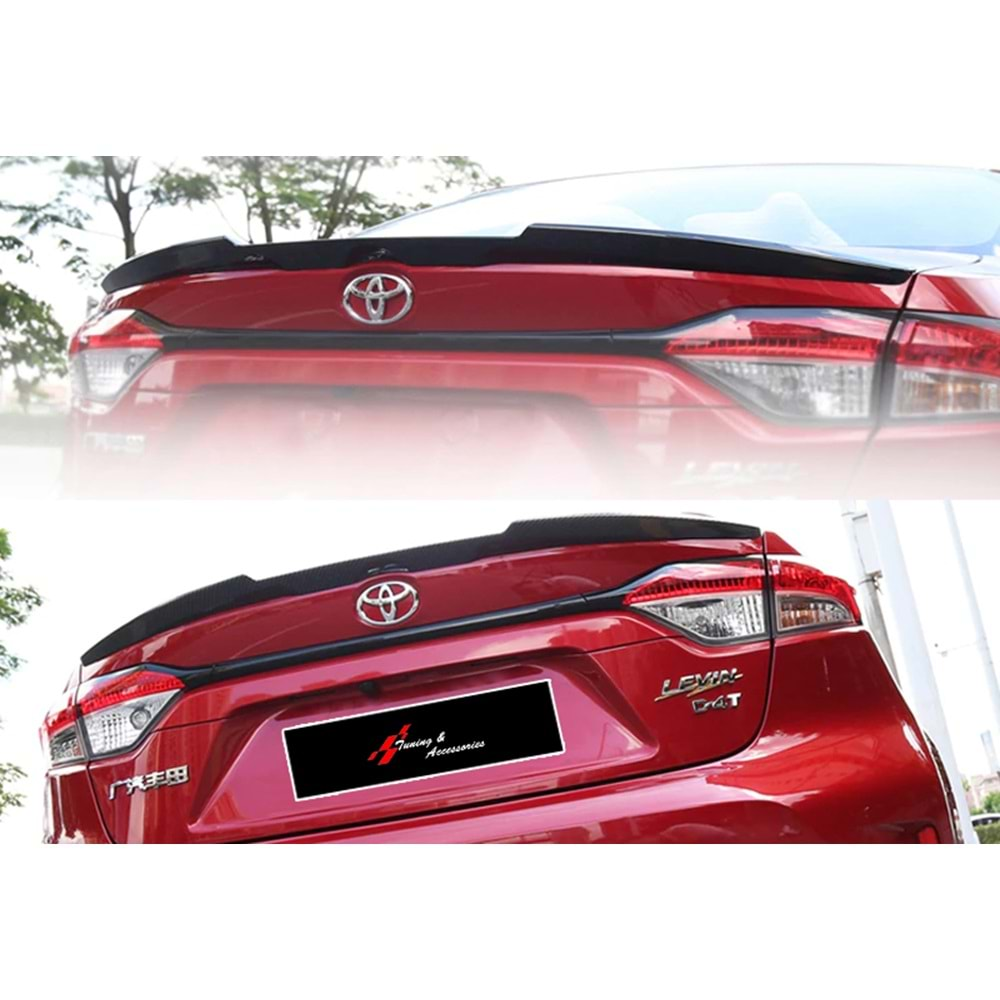 Corolla E210 Rear Trunk Batman Spoiler Raw ABS / 2018 Sonrası