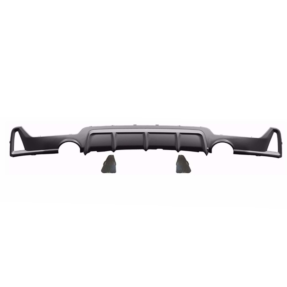 F32 F33 F36 M Performance Diffuser Matte Black ABS / 2014-2020 (R+L Single Output)