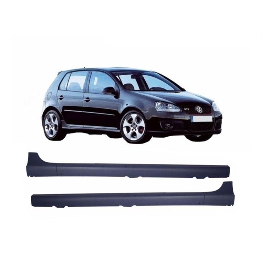 Golf 5 GTI Side Skirts Raw Surface ABS / 2003-2009