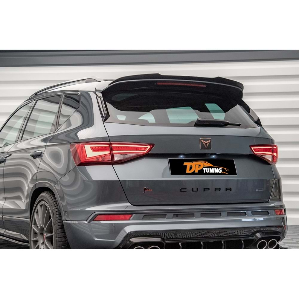 Cupra Ateca Max Rear Cupra Cap Spoiler Piano Black Vacuum Plastic / 2021 -