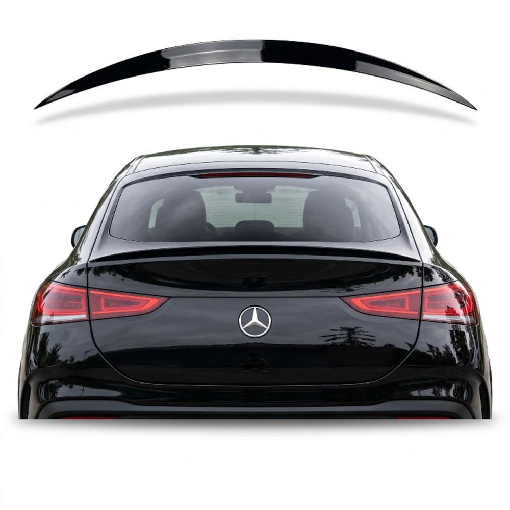 GLE167 C167 Coupe Rear Spoiler Piano Black ABS / 2020 After