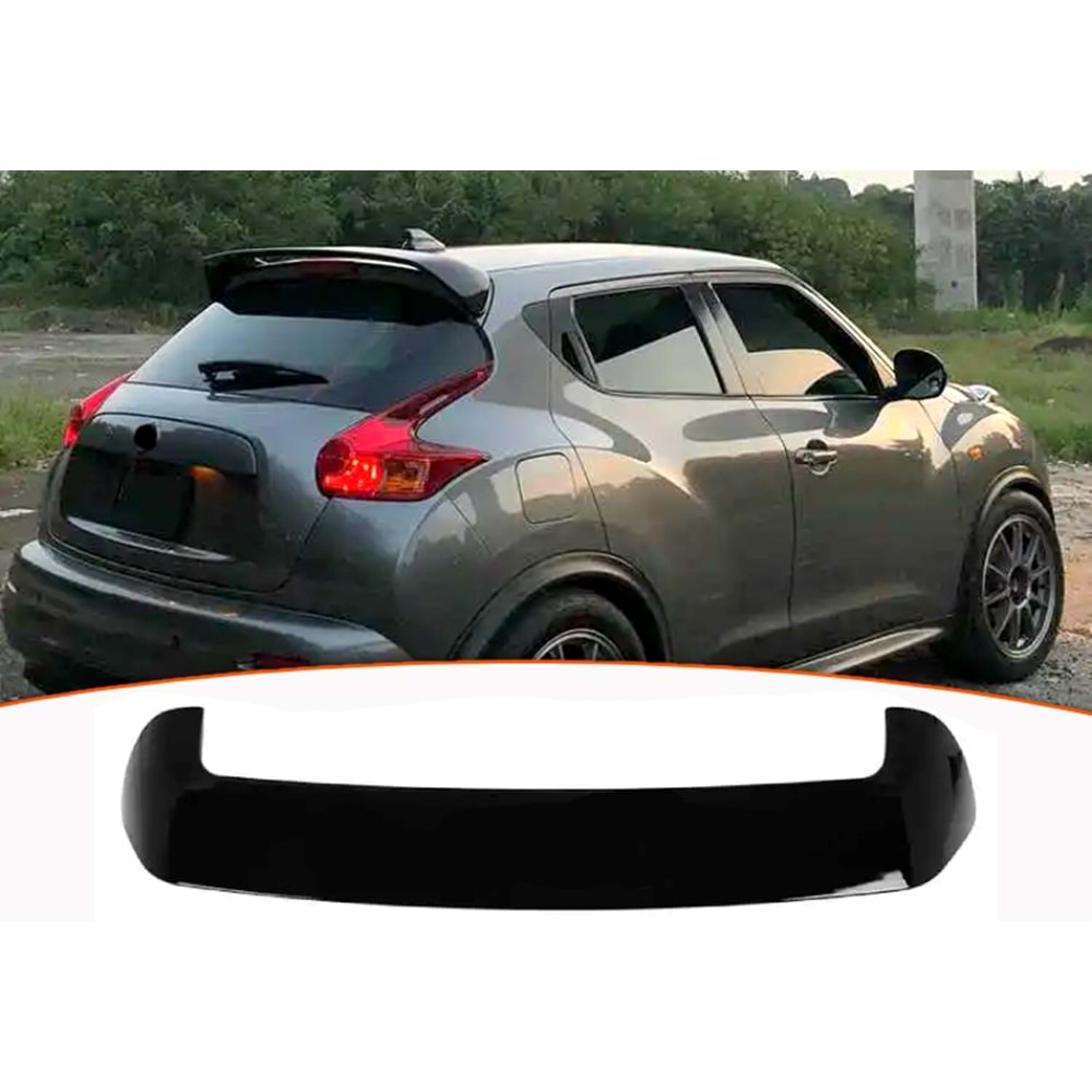 Juke Rear Roof Spoiler Piano Black ABS / 2010 - 2019