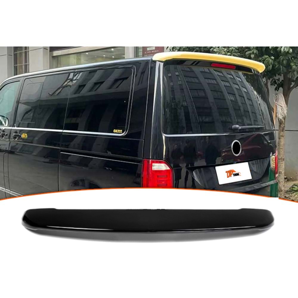 T5 - T6 Rear Roof Spoiler Piano Black ABS / 2003 - 2019