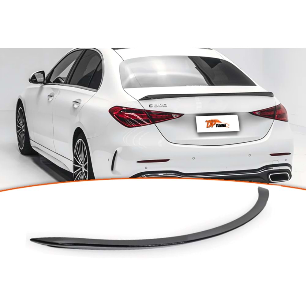 W206 C63 Model Bagaj Üzeri Spoiler Piano Black ABS / 2021 - up