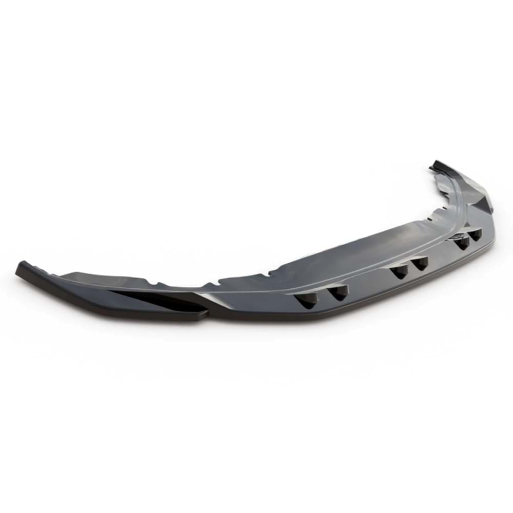 Tiguan MK2 Max Front Lip Piano Black Vacuum / 2015-2020