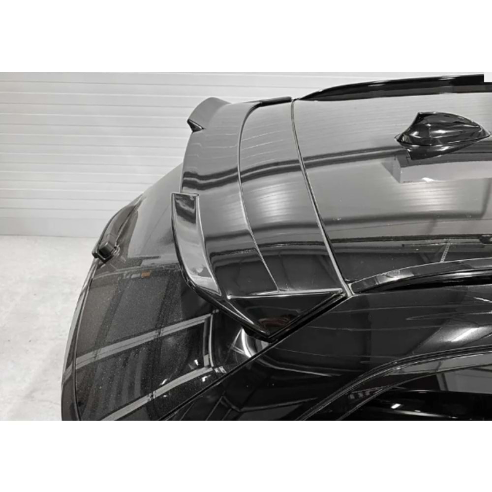 G21 Rear Roof Spoiler Piano Black ABS / 2020-UP