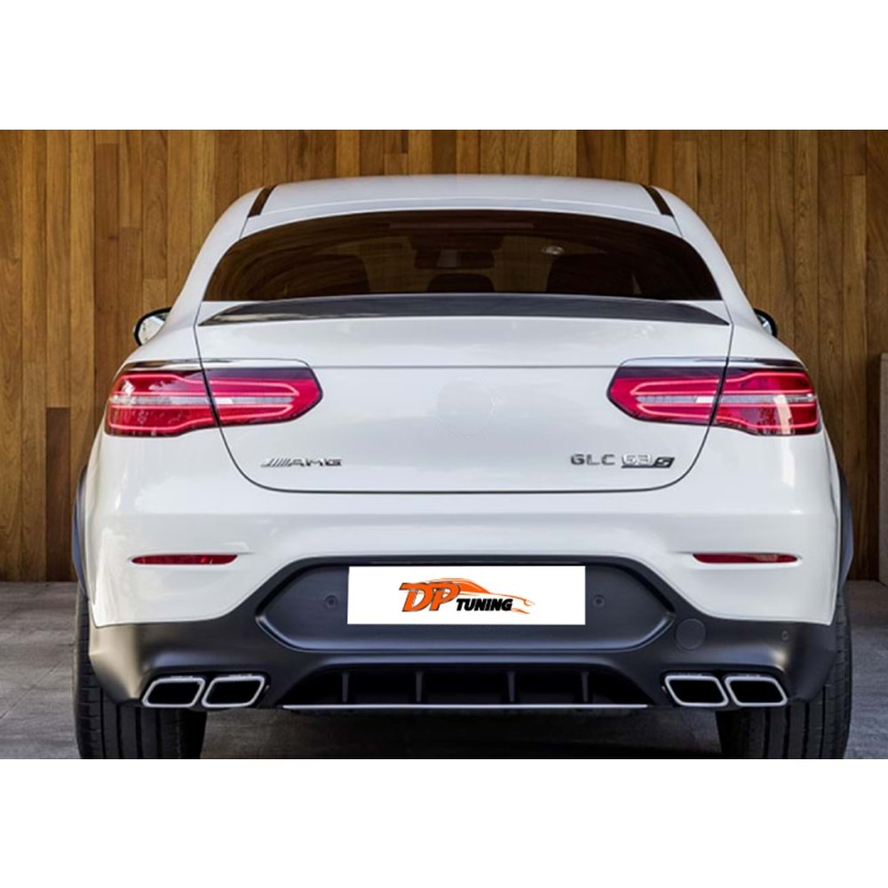 GLC W253 Rear Trunk Spoiler Piano Black ABS / 2016 - 2018