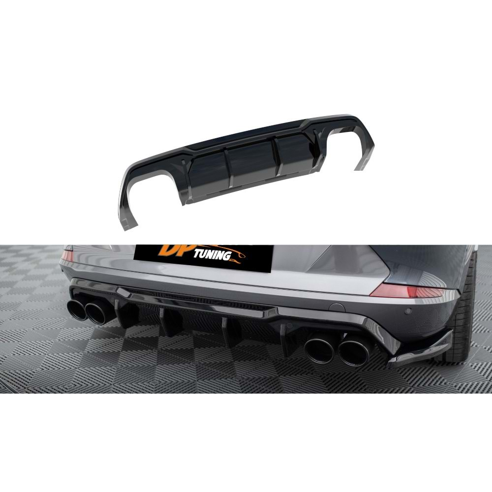 Cupra Formentor Max V3 Model Rear Diffuser Piano Black Vacuum Plastic / 2021 -