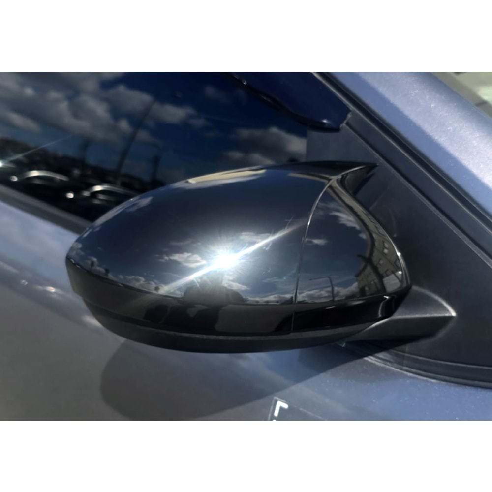 Sandero Batman Mirror Cover Piano Black ABS / 2021 - 2026