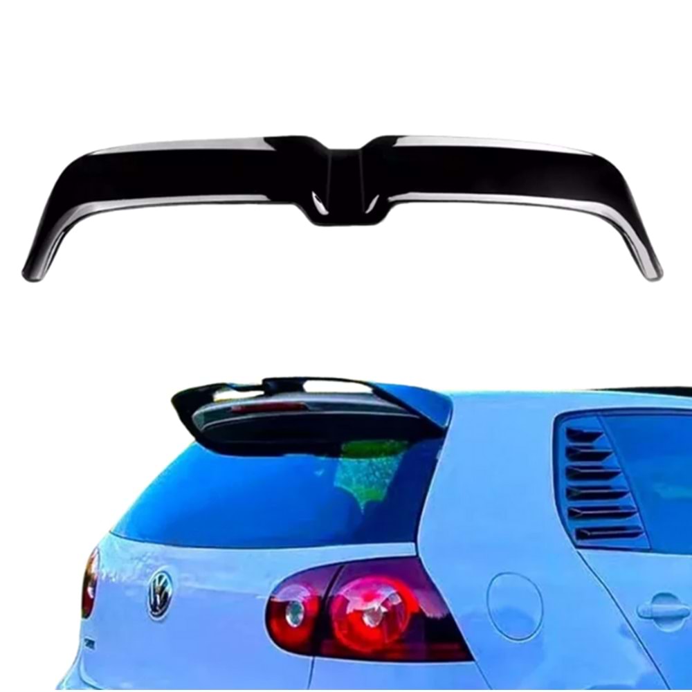 Golf 5 GTI Oettinger Style Rear Spoiler Piano Black ABS / 2008-2013