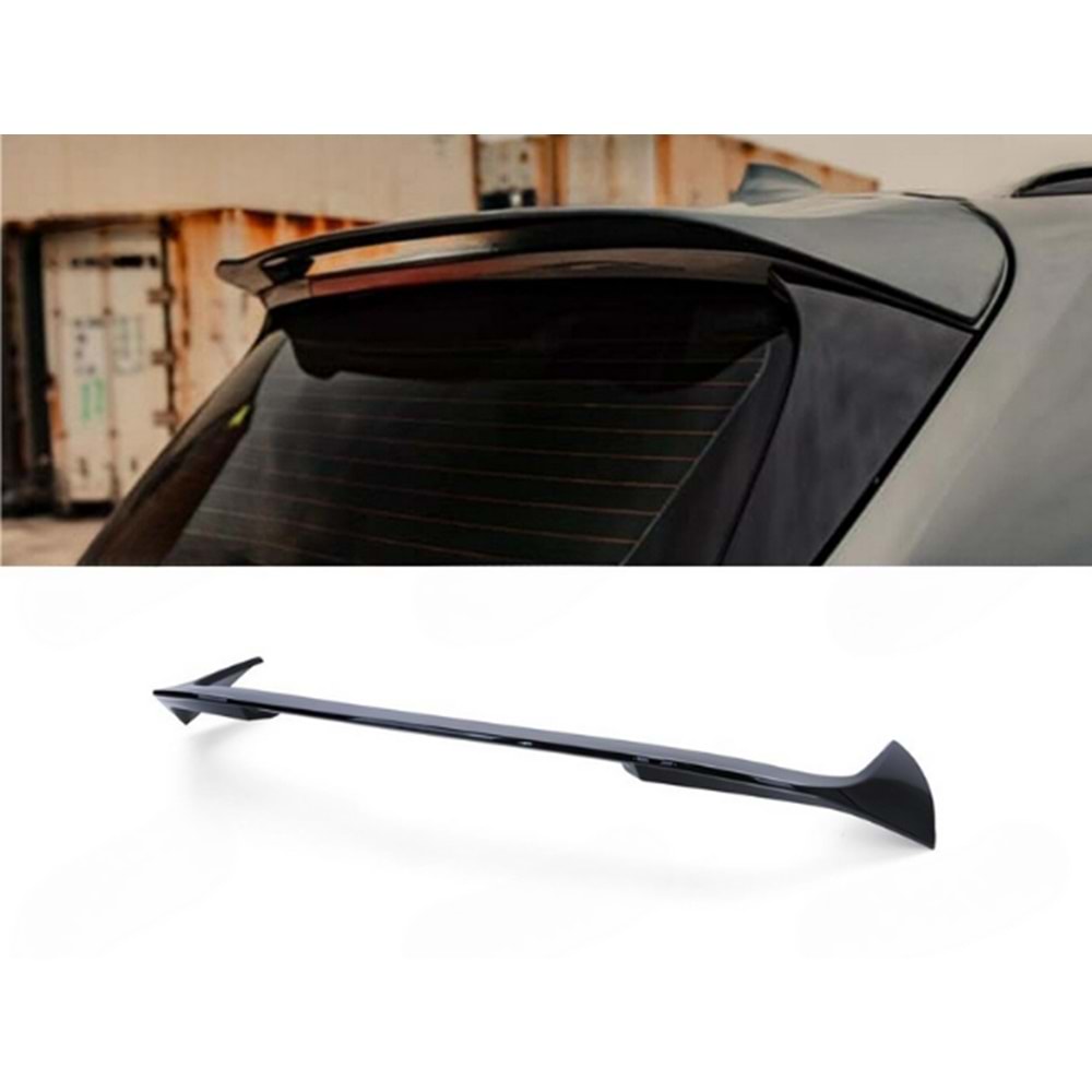 X5 F15 Rear Roof Spoiler Piano Black ABS / 2013-2017