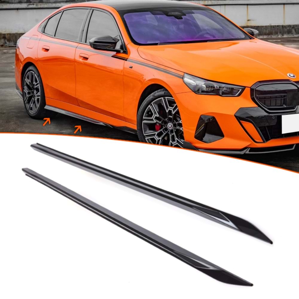 G60 - G68 Aero Side Extensions Piano Black ABS / 2024-up