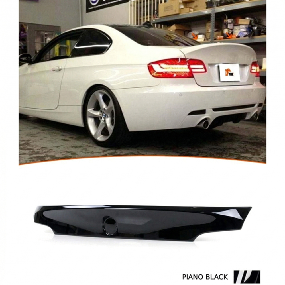 E92 Coupe CSL Rear Trunk Spoiler Piano Black ABS / 2007-2013