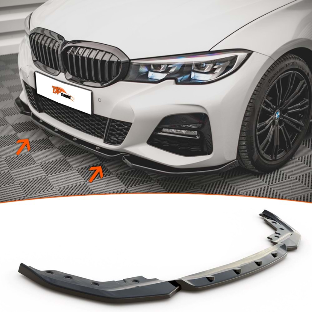 G20 Max V5 Front Lip Piano Black Vacuum Plastic / 2019 - up