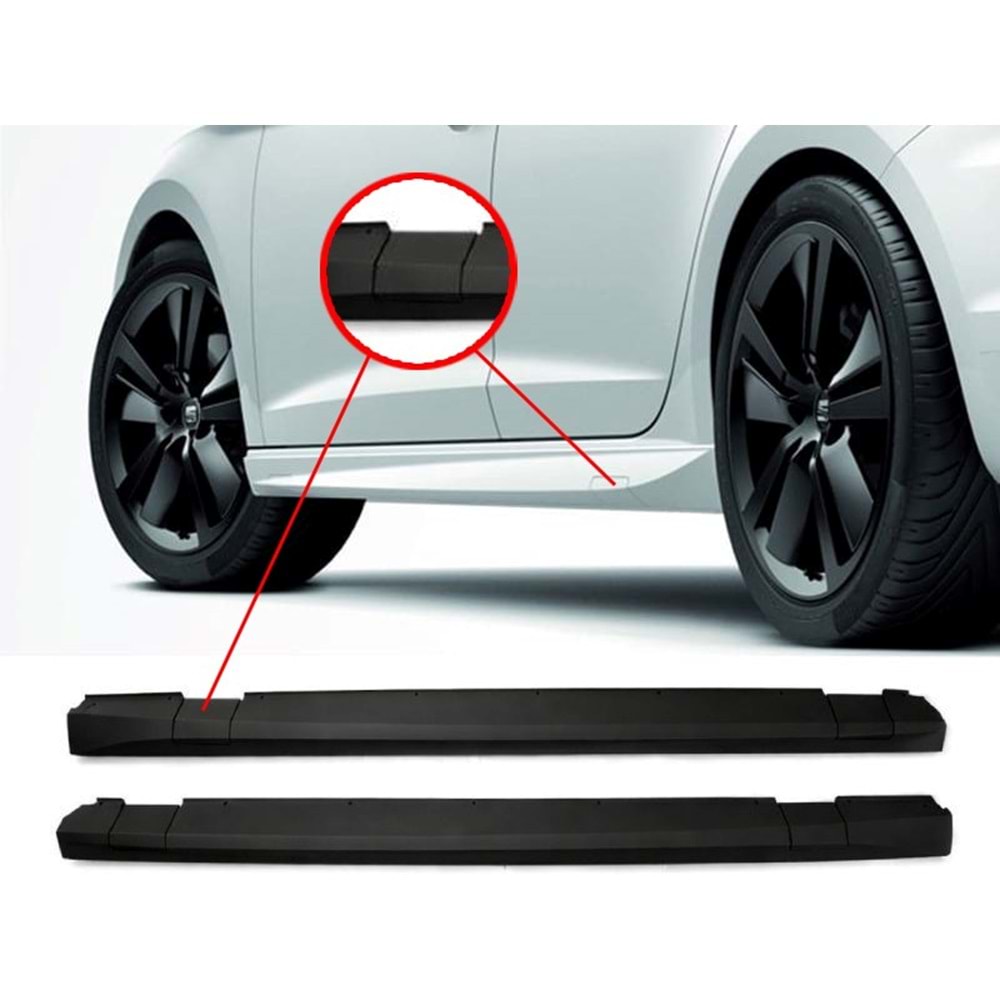 Leon MK3 Aero Side Skirts Raw Surface ABS / 2012-2020