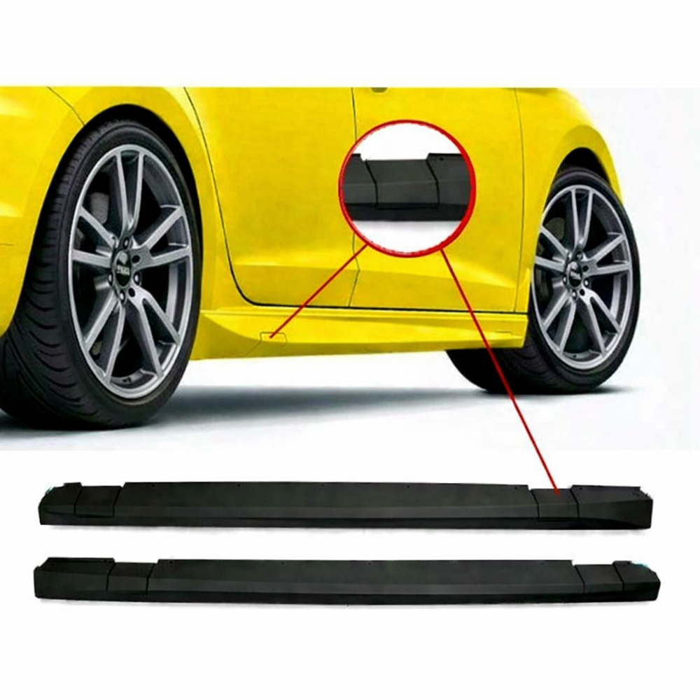 A3 8V Aero Side Skirts Raw Surface ABS / 2012-2019 Hatchbag