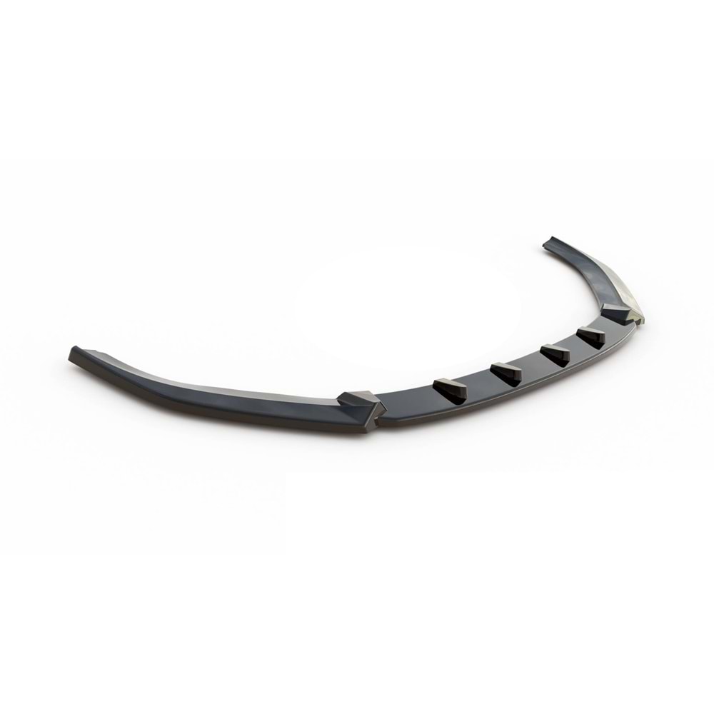 A3 8V Max Front Lip Piano Black Vacuum Plastic / 2016-2020