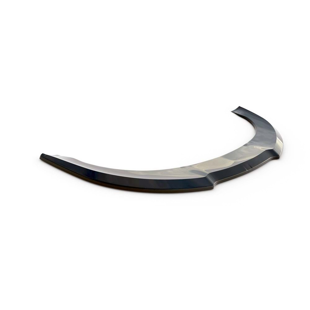 A4 B7 S-Line Max Front Lip Piano Black Vacuum Plastic / 2004 - 2008