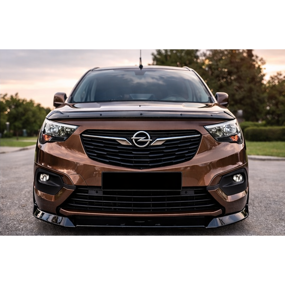 Combo Front Lip Piano Black Vacuum Plastic / 2019-up